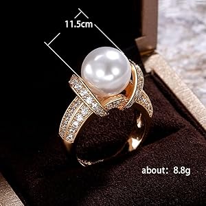 大島紬 pearl ring Silver Pearl & Diamond Ring - 84179WFADSSSLRG – Charleston